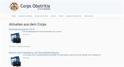 Desktop Screenshot of corps-obotritia.de